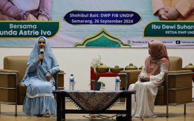 Hadir dalam Kajian Rutin DWP UNDIP, Bunda Astrie Ivo Ajak Majelis Menjadi Wanita Berakhlakul Karimah
