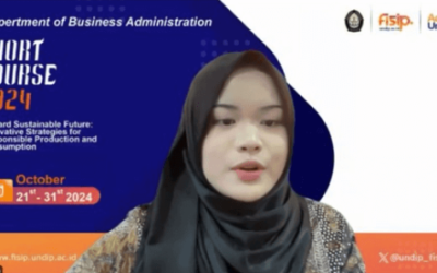 Menuju Masa Depan Berkelanjutan: Departemen Administrasi Bisnis UNDIP Gelar Short Course Global